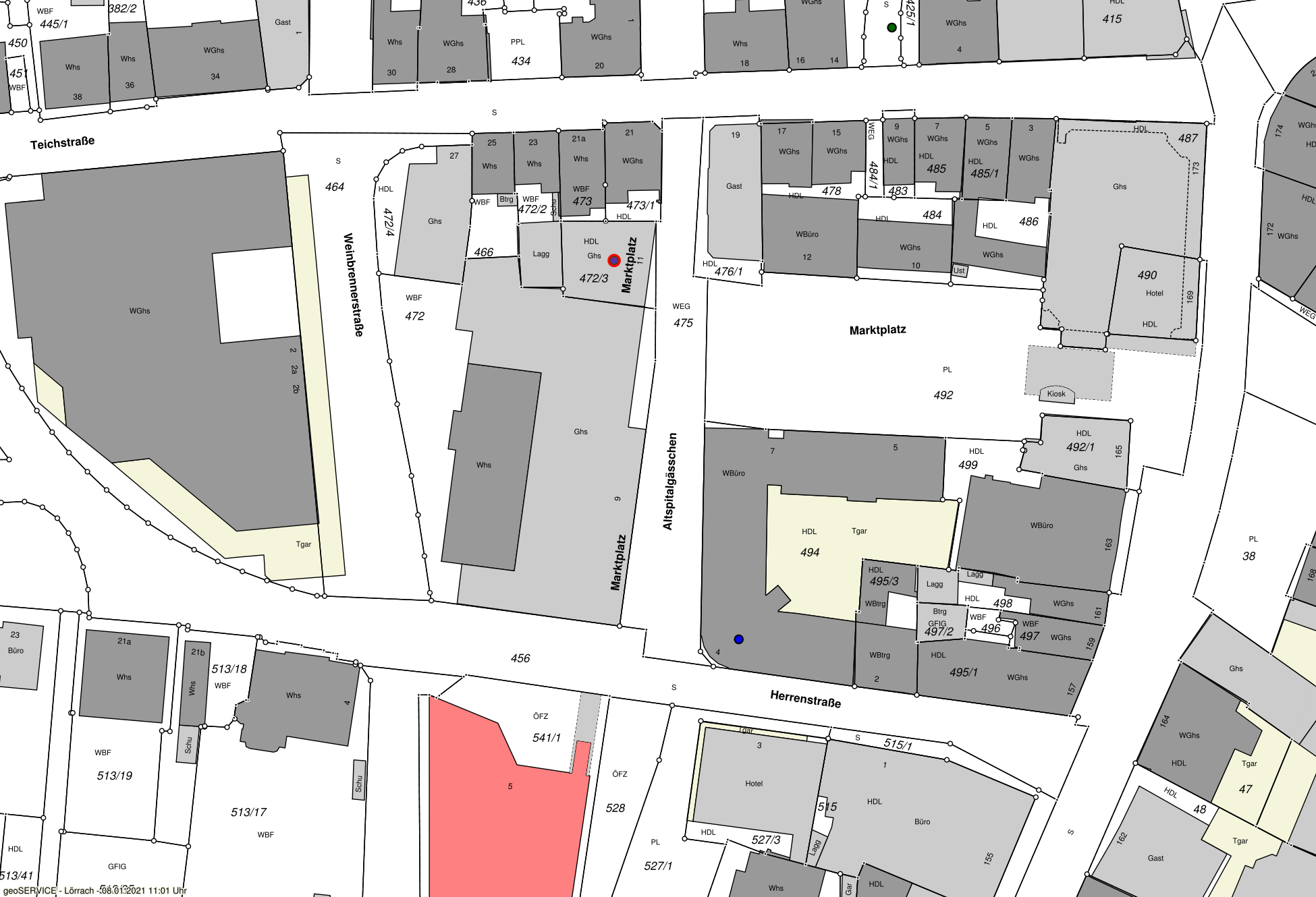 Renovierte Bürofläche in der Innenstadt